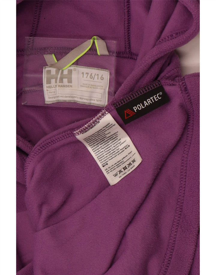 HELLY HANSEN Pull Polaire Graphique Fille 15-16 ans Violet Polyester