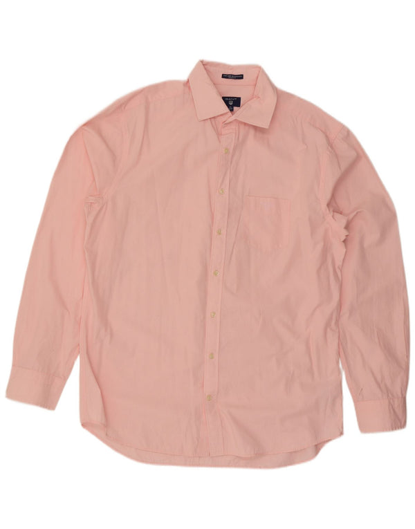 Gant Chemise Regular Fit Homme Taille 43/44 17 1/2 XL Coton Rose
