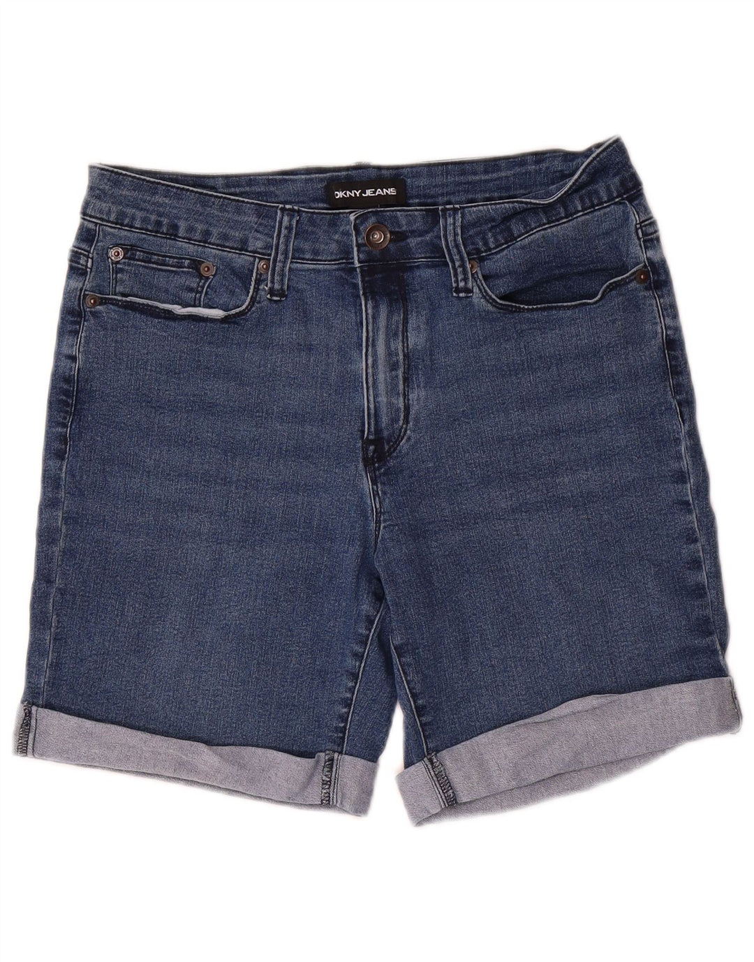 Dkny Short en jean pour femme US 6 Medium W32 Bleu