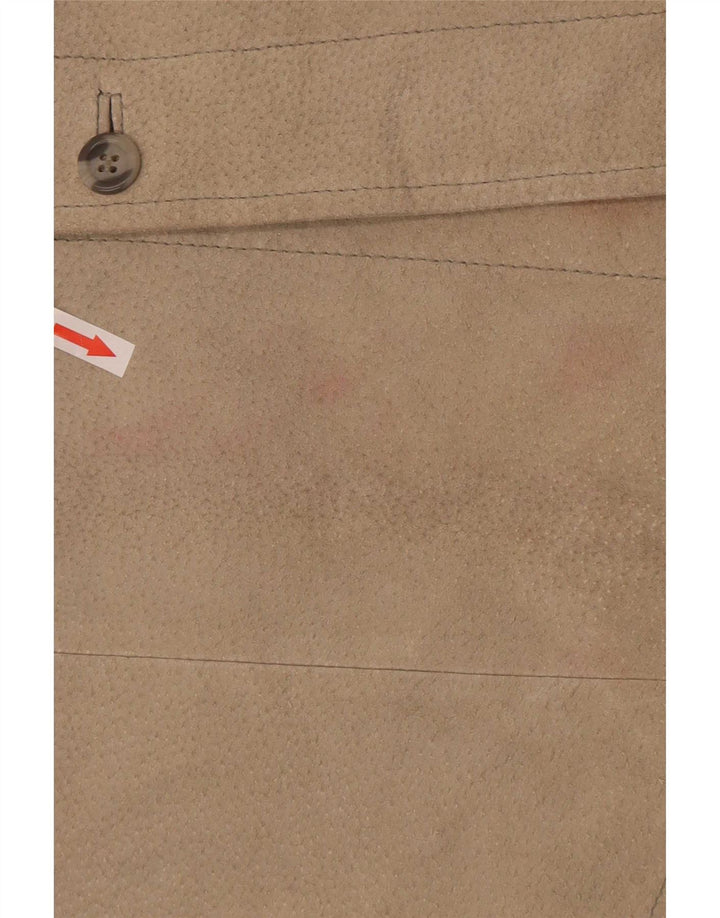 M. Flues Surchemise Homme Chemise En Daim Large Cuir Beige