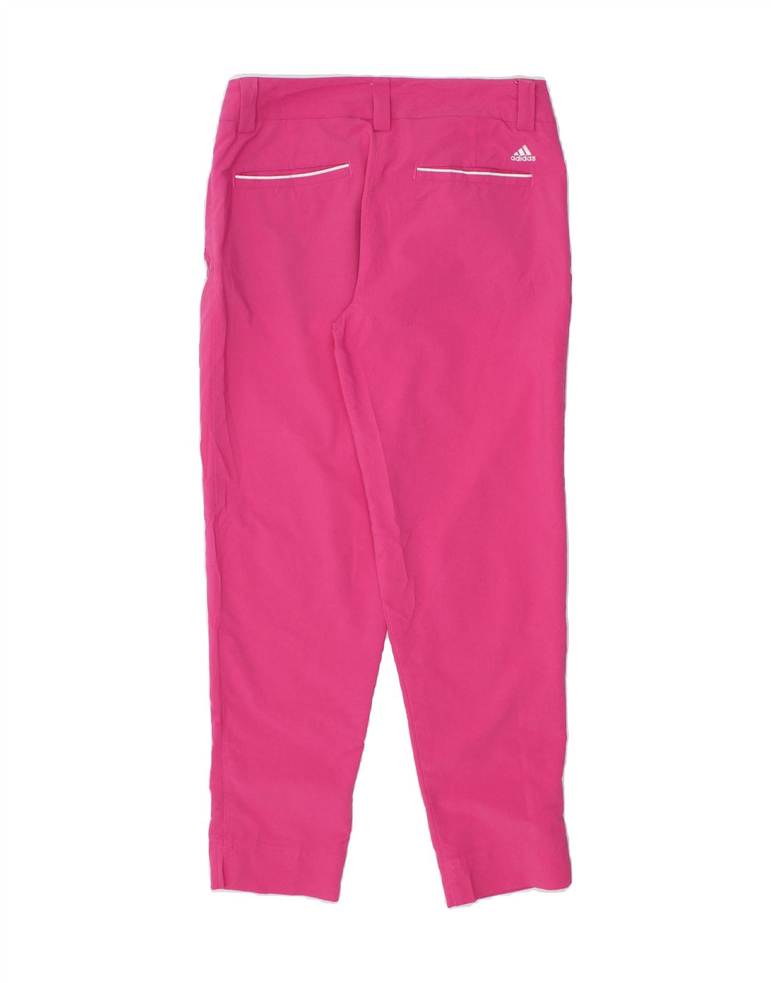 ADIDAS Womens Slim Cropped Trousers US 6 Medium W32 L26  Pink Nylon Vintage Adidas and Second-Hand Adidas from Messina Hembry 