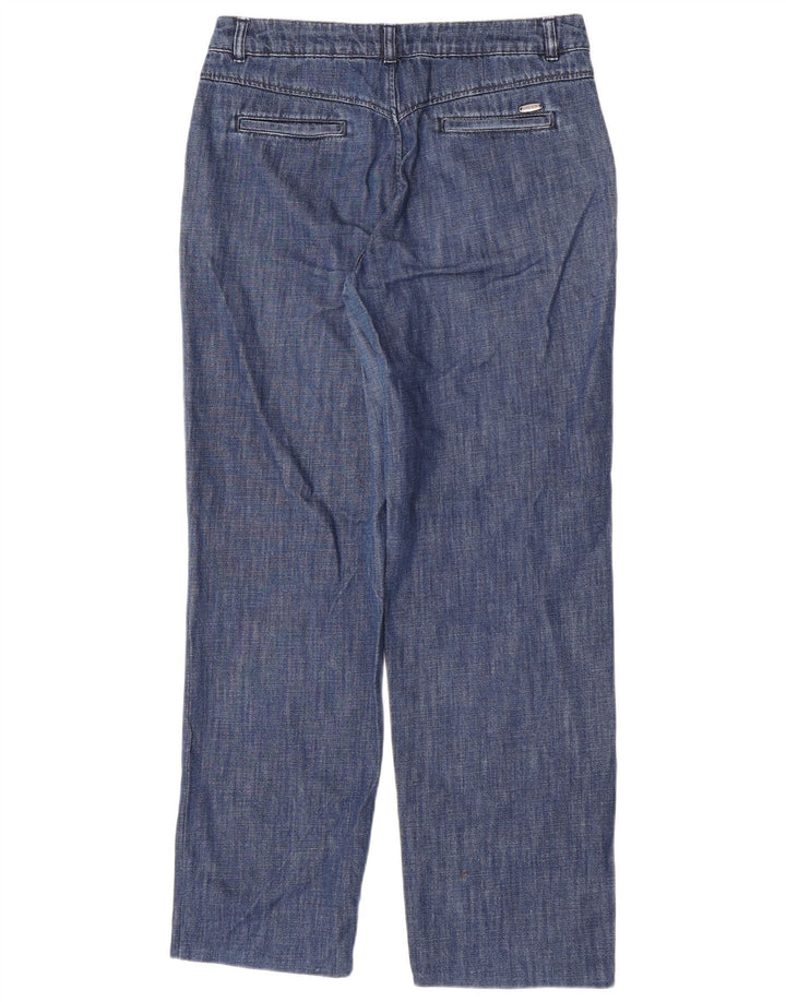 Sisley Femme Jean Droit W30 L30 Bleu