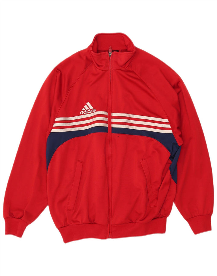 Adidas Veste de Survêtement Graphique Garçon 13-14 Ans Rouge Polyester