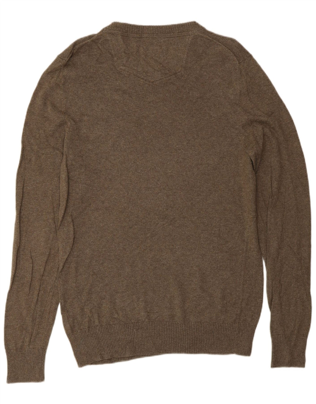 Fat Face Pull Col V Homme Kaki Moyen Coton