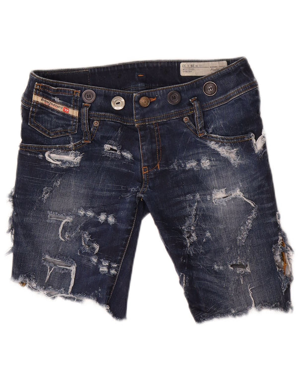 Short Diesel Femme Matic Skinny Slim W28 Bleu Marine Moyen Coton