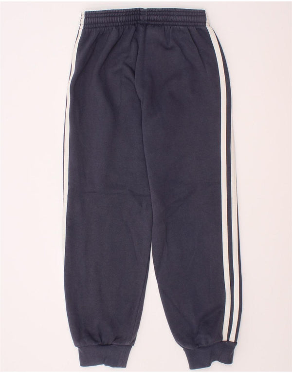 Adidas Pantalon de Survêtement Garçon Joggers 6-7 ans Bleu Marine Coton