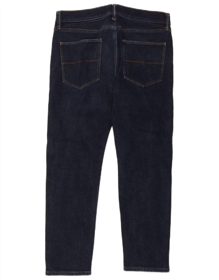 Marks & Spencer Jean Slim Femme W32 L29 Bleu Marine Coton
