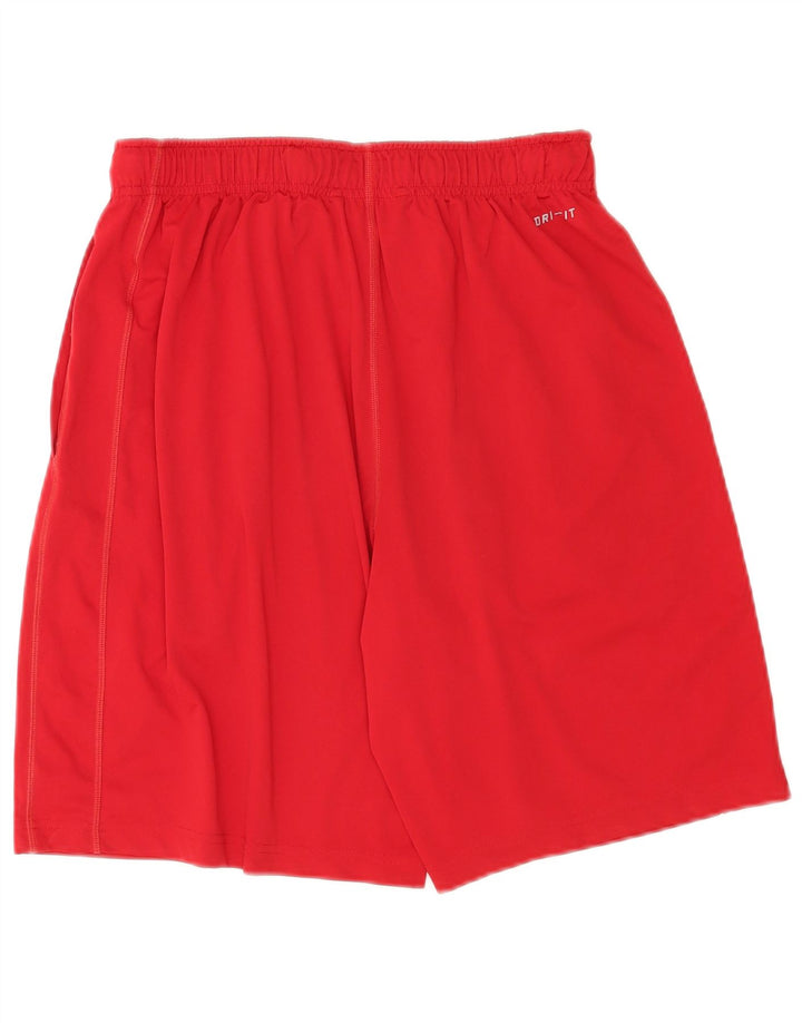 Nike Short de Sport Dri Fit Homme Rouge Moyen