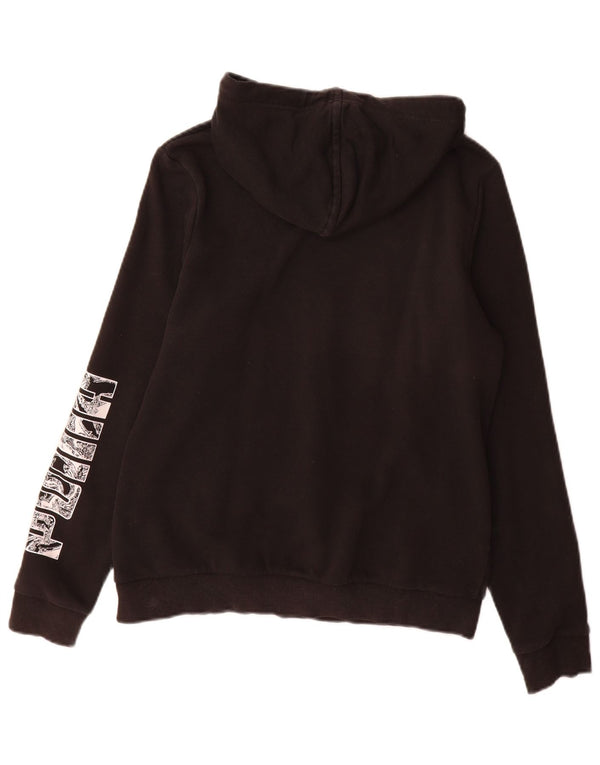 Puma Pull à capuche graphique pour femme UK 16 Large Noir