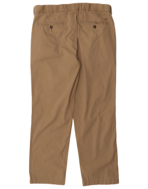 Marks & Spencer Pantalon Chino Regular Homme W34 L29 Coton Beige