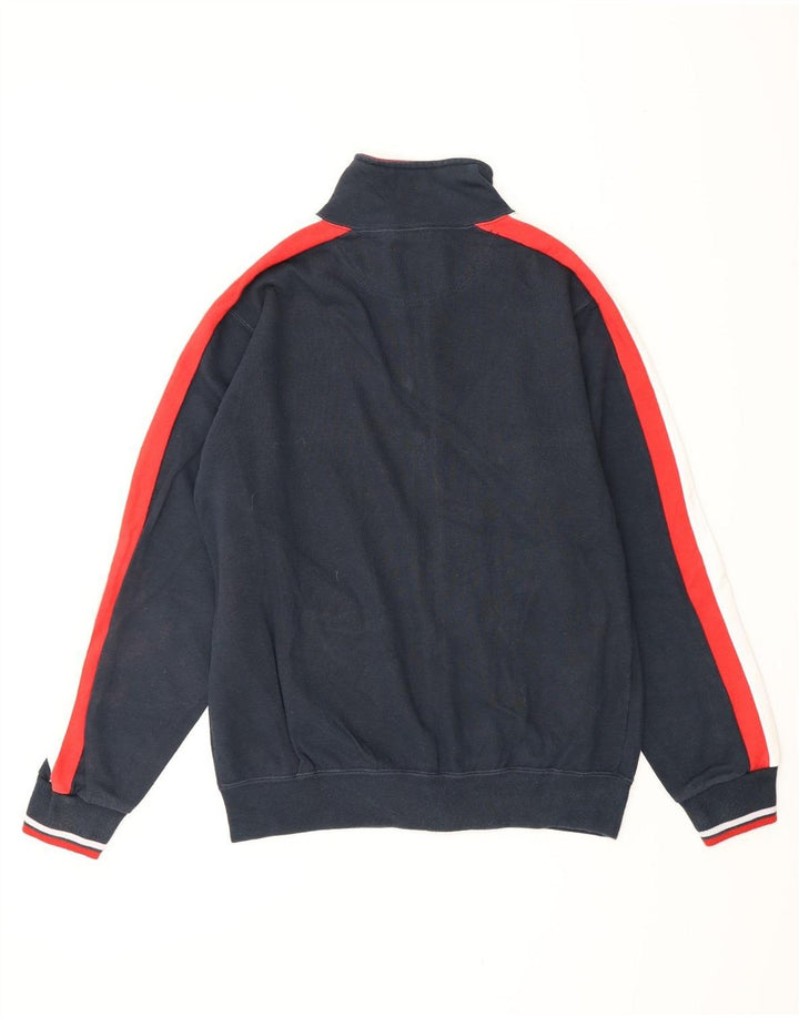 CHAMPION Veste de Survêtement Homme Petit Bleu Marine Colorblock Coton