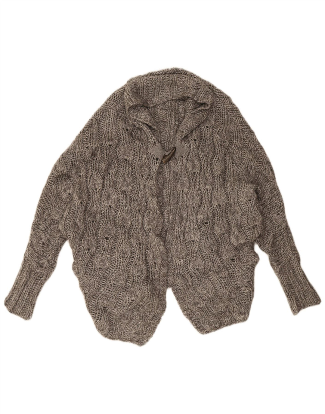 Ted Baker Cardigan surdimensionné pour femme Taille 1 XS Gris Acrylique