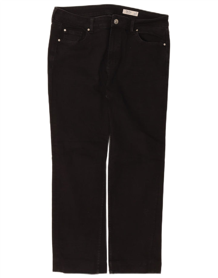 Marks & Spencer Jean Eva Regular Bootcut pour femme UK 18 XL W36 L27 Noir