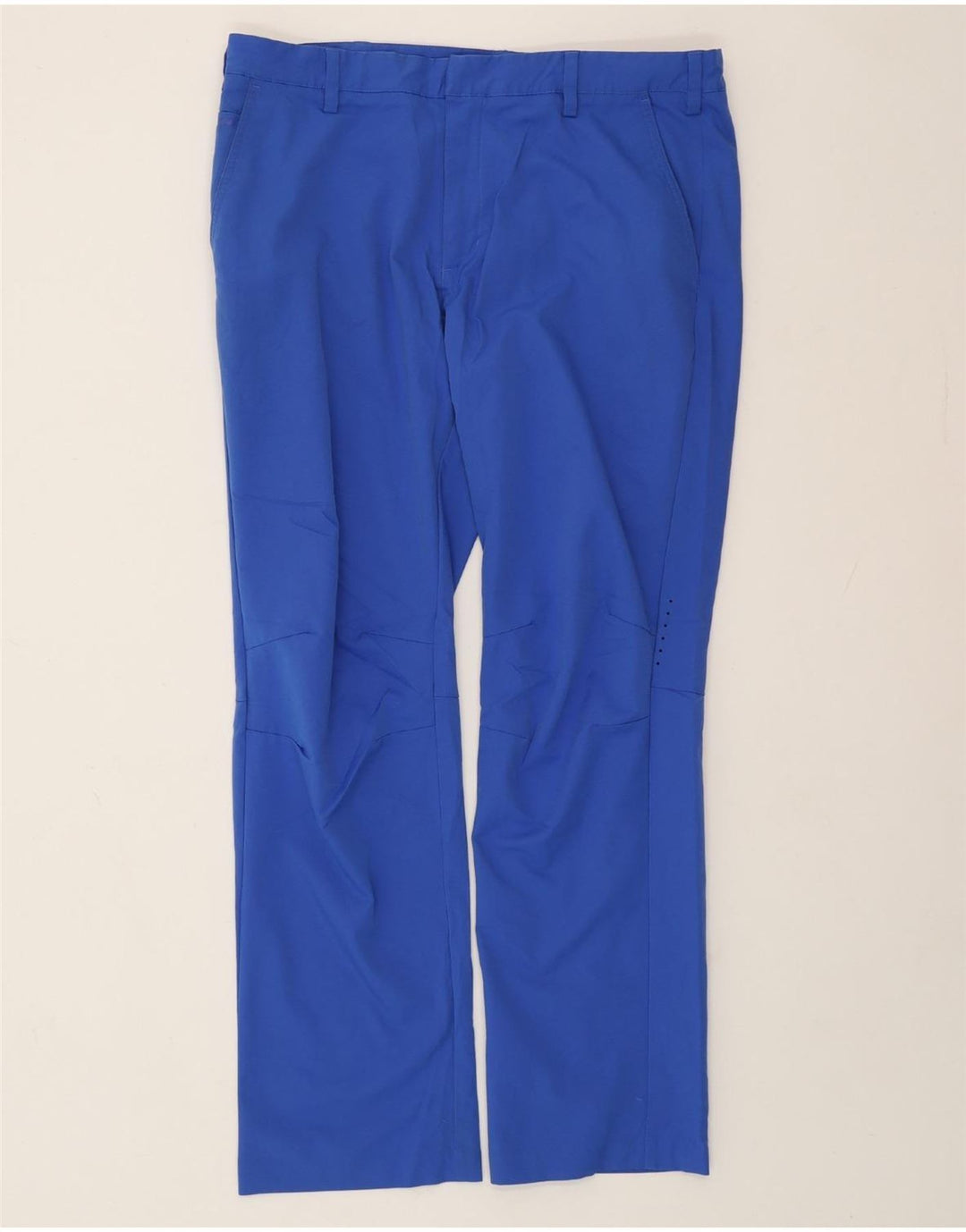 ADIDAS Pantalon Chino Droit Homme W36 L32 Bleu Polyester