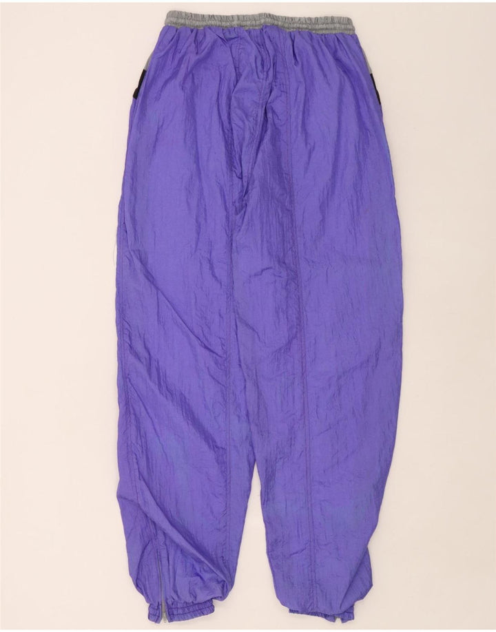 vintage Mens Full Survêtement Grand Purple Colourblock Polyamide