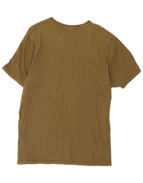 Ellesse T-Shirt Top XL Kaki Coton Homme