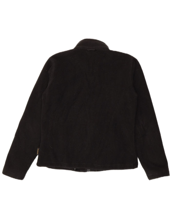 Jack Wolfskin Womens Liner Fleece Jacket UK 12/14 Medium Black Polyester