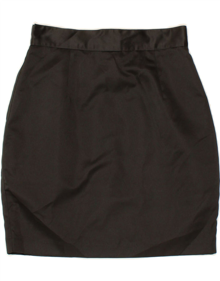 BENETTON Womens Pencil Skirt IT 42 Medium W28  Black Polyester Vintage Benetton and Second-Hand Benetton from Messina Hembry 
