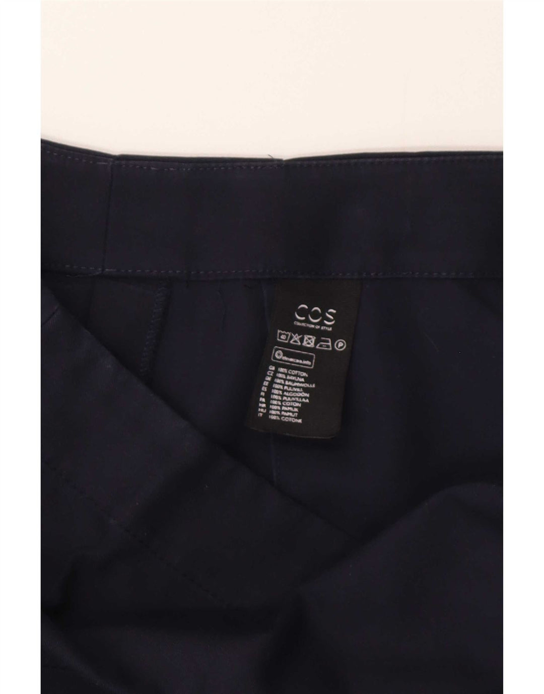 Cos Jupe Cargo Femme Medium W28 Bleu Marine Coton