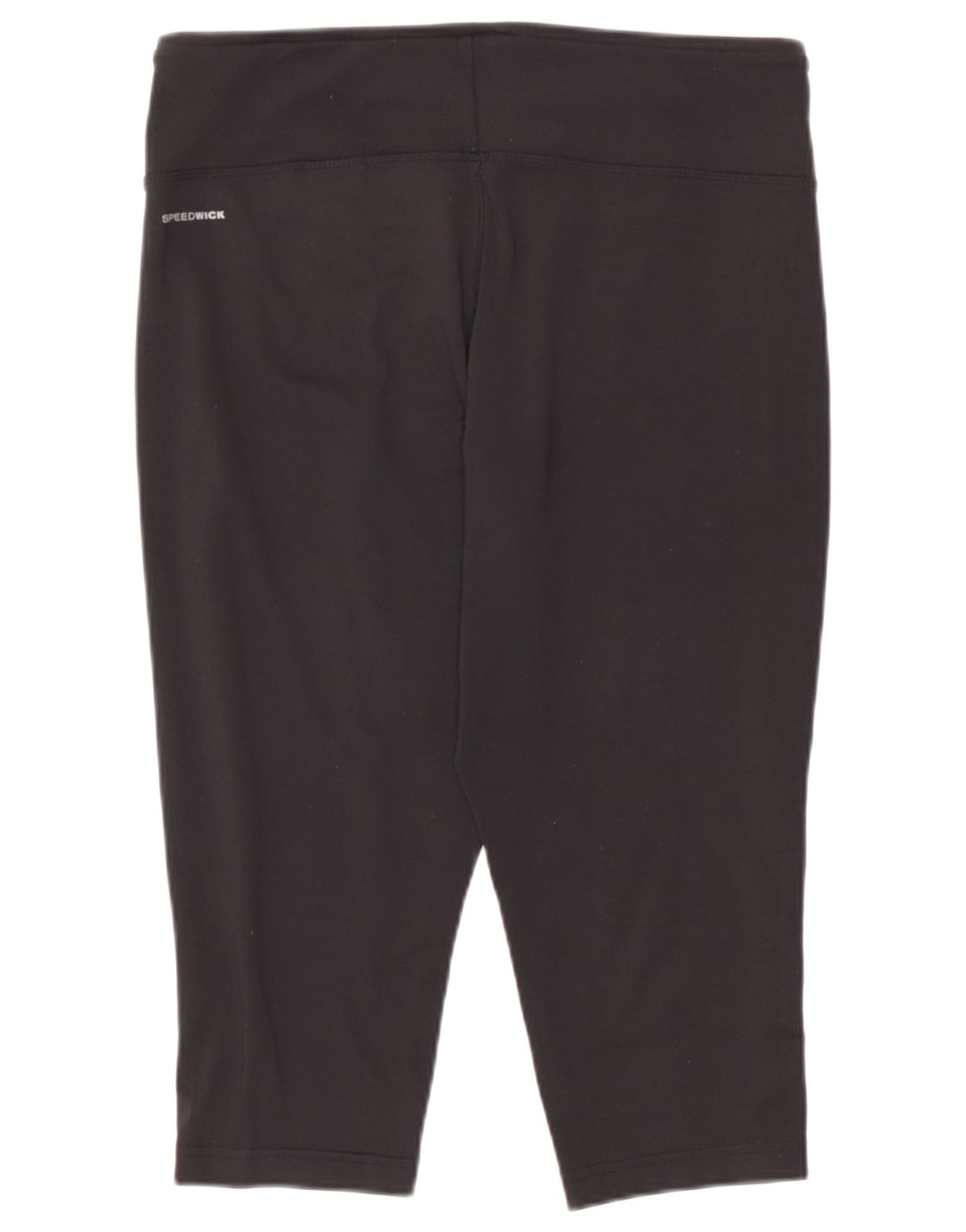 Reebok Femmes Capri Leggings UK 16/18 Grand Noir Polyester