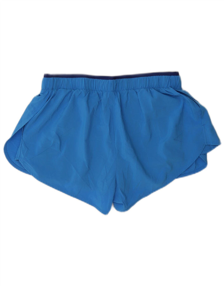 Nike Short de sport Dri Fit pour femme UK 12 Bleu moyen Polyester
