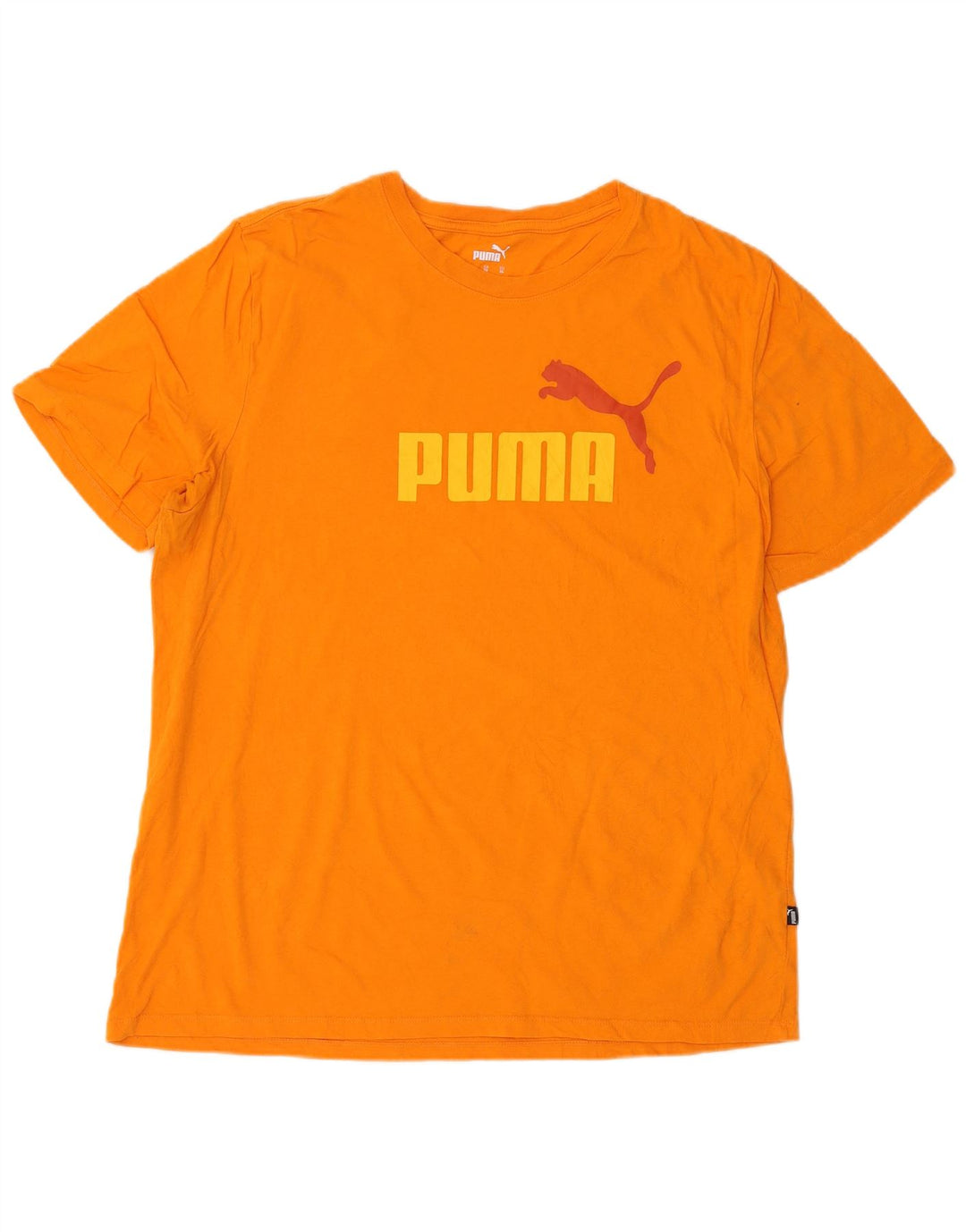 Puma T-Shirt Graphique Homme XL Orange