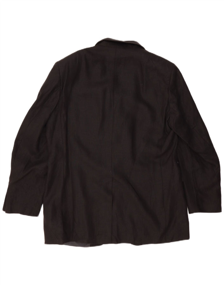 Marks & Spencer Veste blazer à 3 boutons pour homme UK 40 Grand lin noir