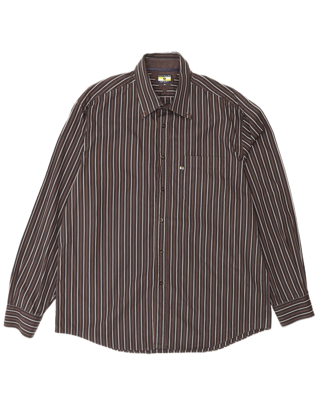 Chemise Homme Navigare XL Marron Rayé