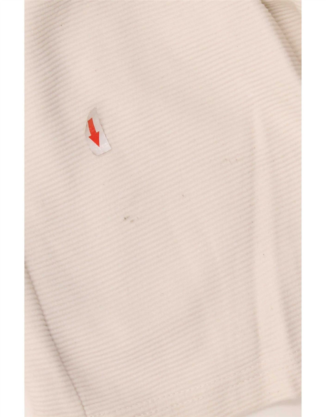 Zara Short de sport pour homme en coton à fines rayures blanches