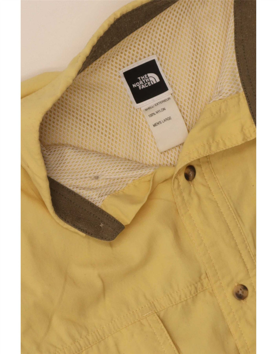 The North Face Chemise graphique pour hommes Large Nylon jaune