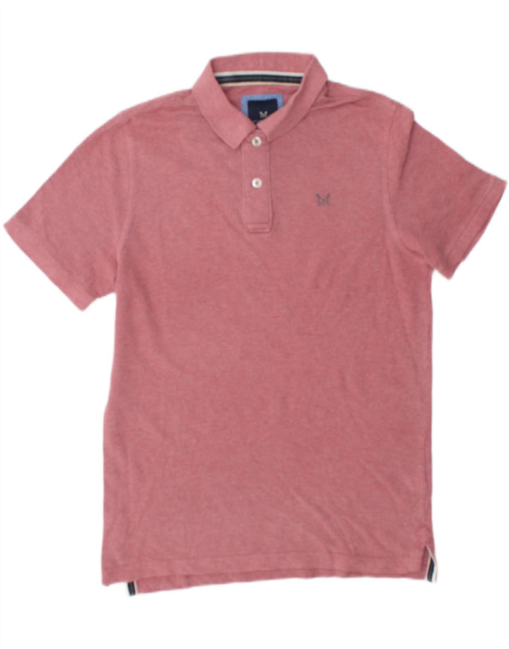 Crew Clothing Polo Homme Coton Rose Moyen