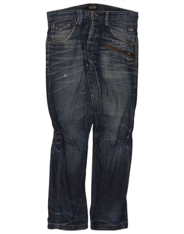Jack & Jones Jean Droit Homme W32 L32 Bleu Coton