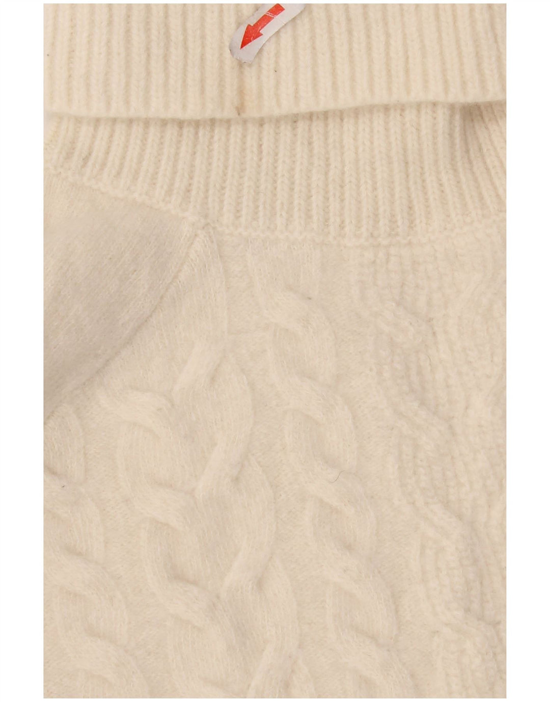 Reiss Pull col roulé pour femme UK 14 Medium Off White Laine