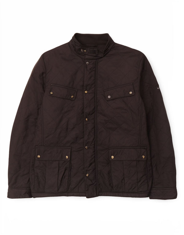 Barbour Veste matelassée pour homme UK 42 XL Noir Polyamide