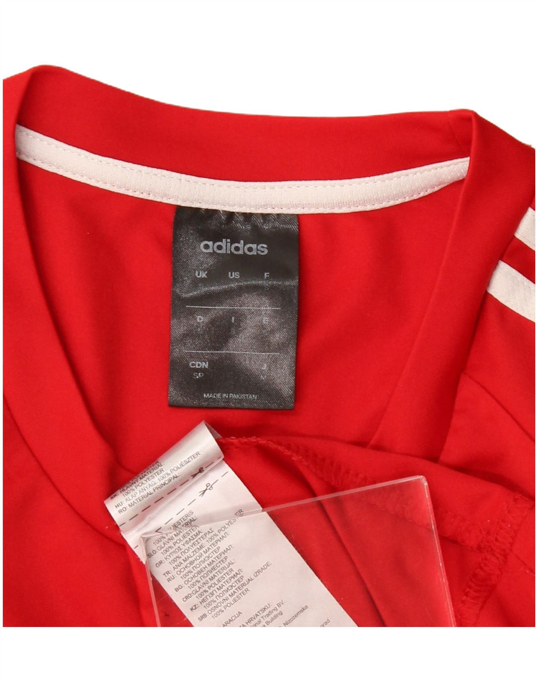 Adidas T-Shirt Homme Haut Petit Rouge Polyester