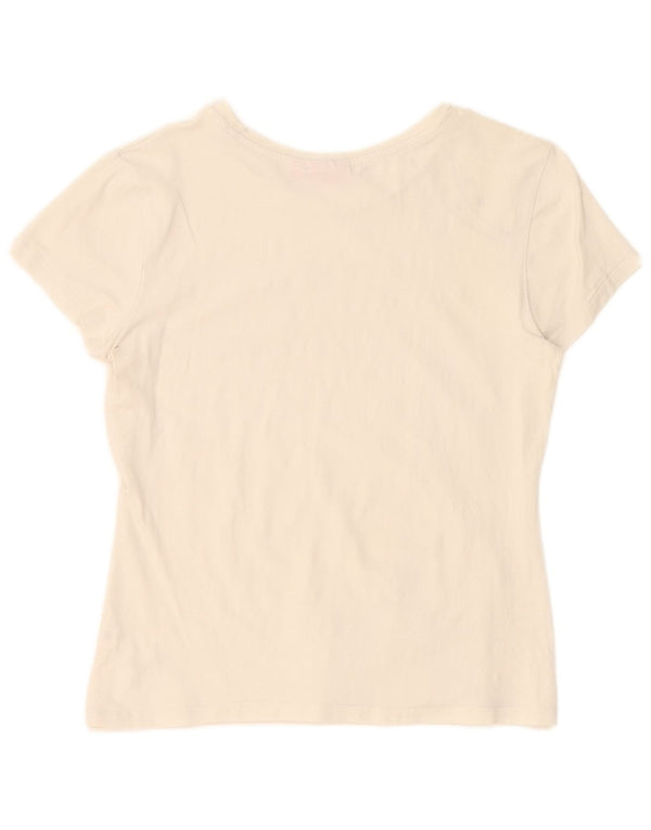 Puma T-shirt graphique pour femme UK 16 Large Blanc
