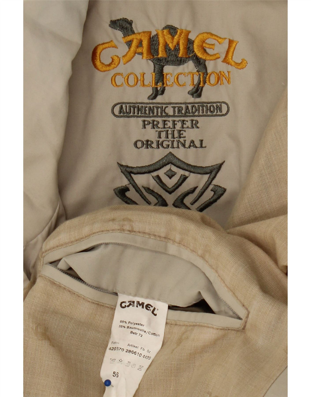 CAMEL ACTIVE Veste utilitaire pour hommes IT 56 3XL Gris Colorblock Polyester
