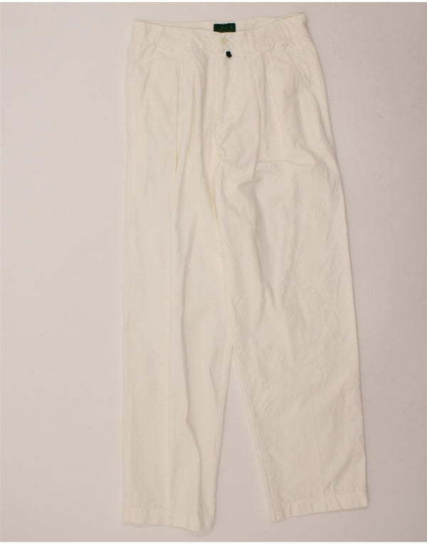 BEST COMPANY Pantalon Chino Pegged Homme W32 L32 Blanc