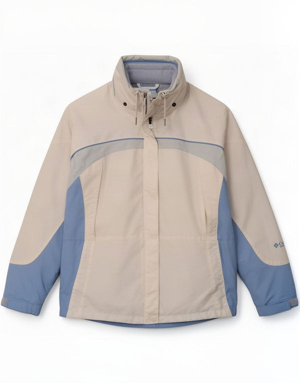 Columbia Veste coupe-vent Interchange pour femme UK 16 Large Blanc