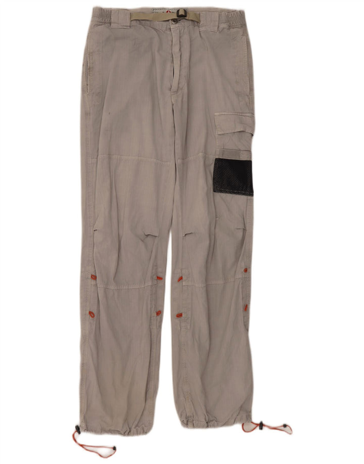 Murphy & Nye Pantalon cargo de jogging pour homme W33 L32 Gris Coton