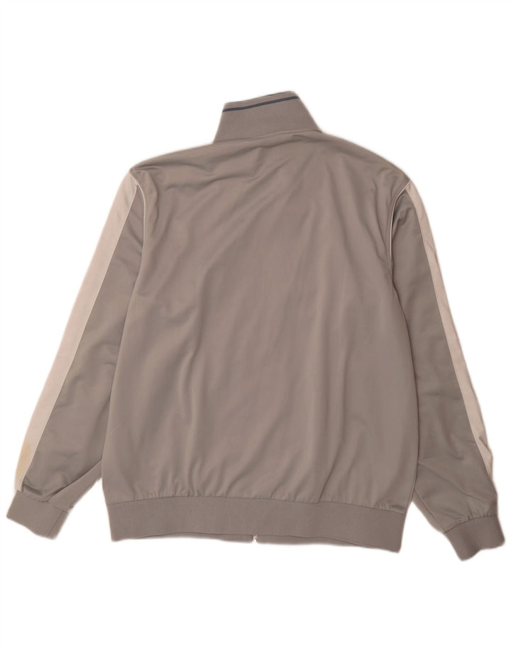 Asics Veste de survêtement pour homme 2XL Gris Colorblock Polyester