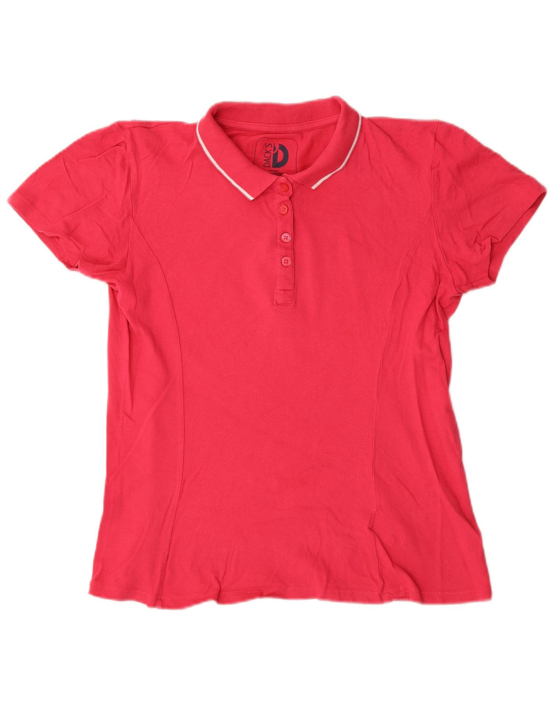 Dack's Polo Femme UK 18 XL Rouge Coton