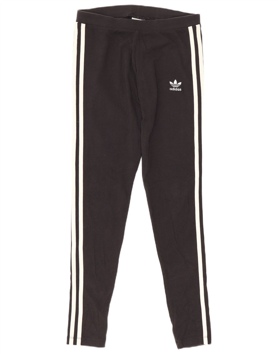 Adidas Leggings Femme UK 10 Petit Coton Noir