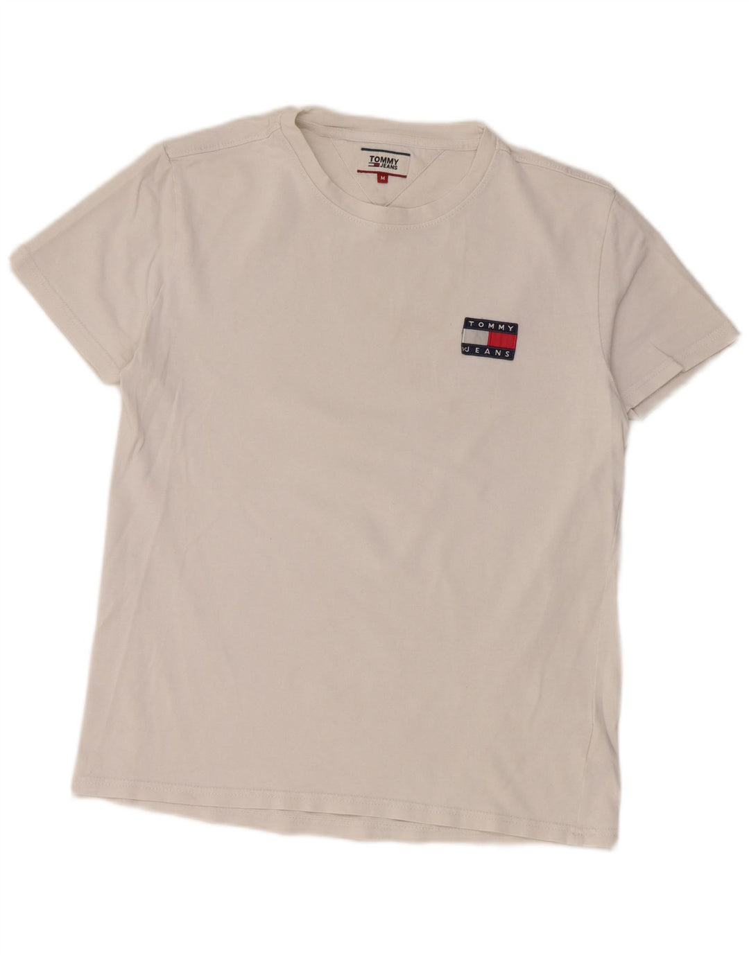 Tommy Hilfiger T-Shirt Homme Blanc Moyen Coton
