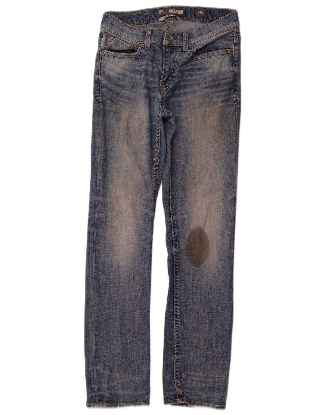 BKE Jean droit Alec femme W31 L31 bleu coton
