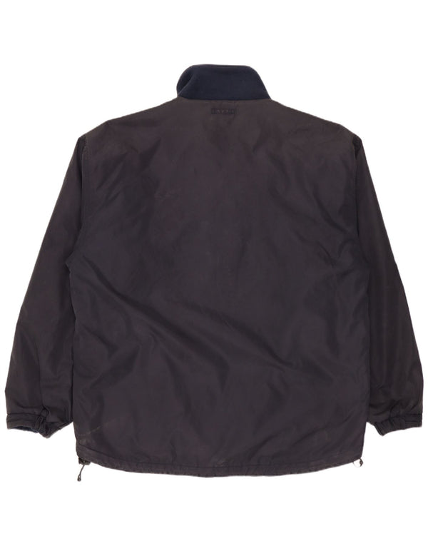 WOOLRICH Veste réversible pour homme UK 40 Large Bleu Marine Nylon