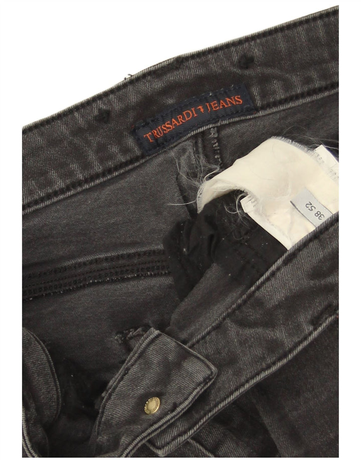 Trussardi Jean Slim IT 52 XL W38 L32 Gris Homme