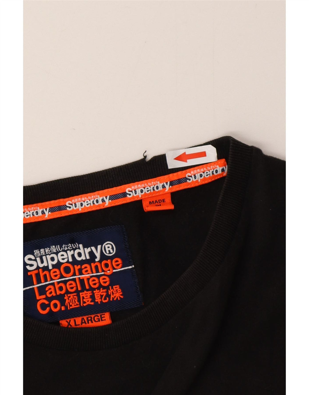 Superdry T-Shirt Homme Top XL Noir Coton