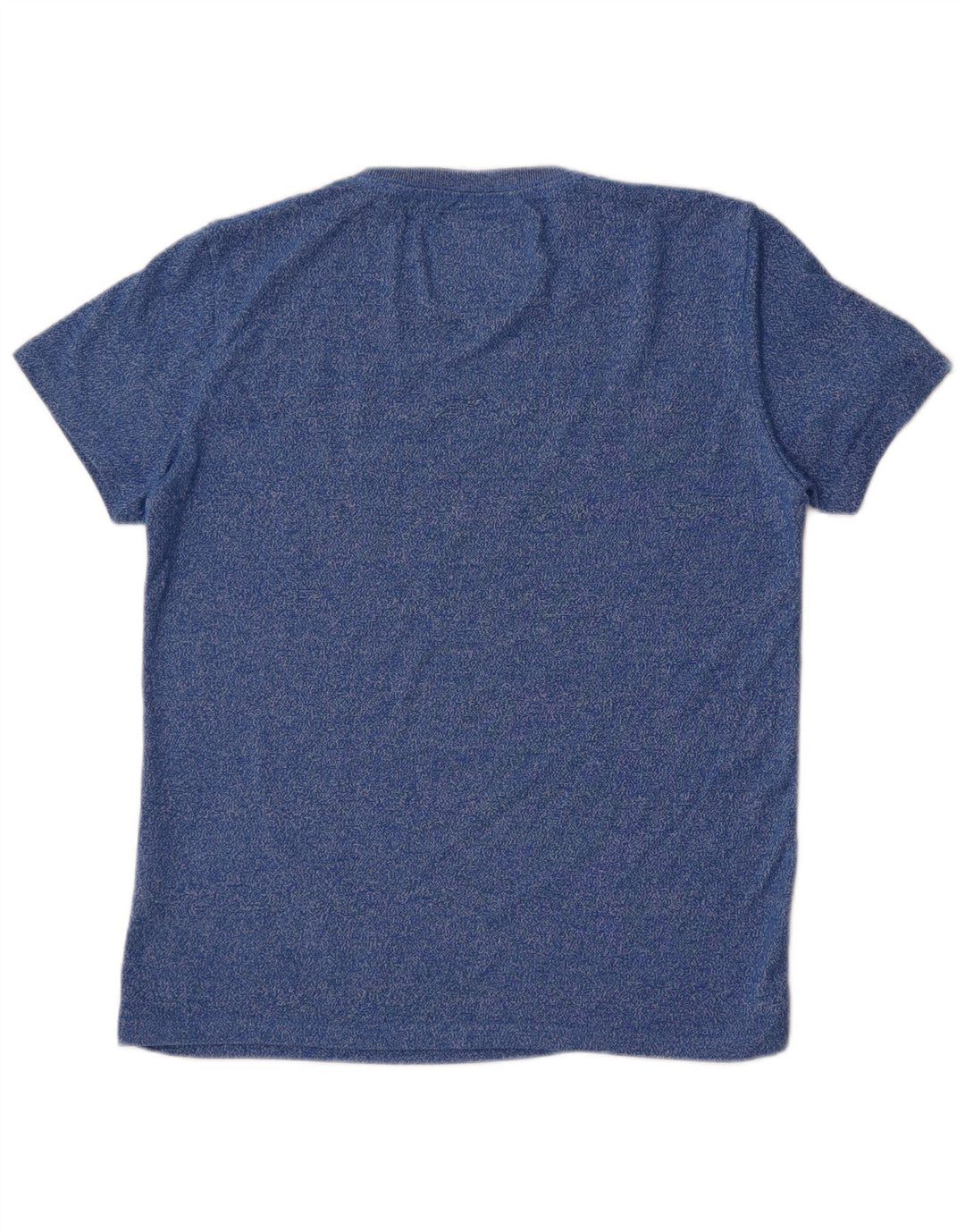 Superdry T-Shirt Graphique Homme Bleu Moyen Flecked Cotton