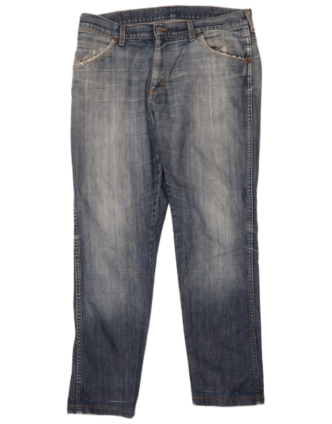Wrangler Jean droit homme W36 L30 bleu coton